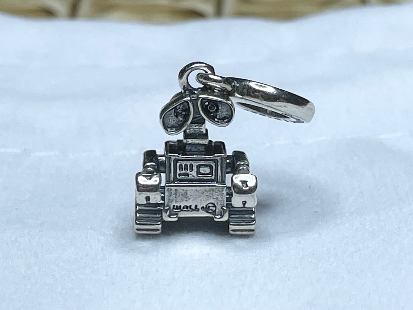Authentic Pandora Disney Pixar WALL·E Robot Dangle Charm S925 ALE 792032C01