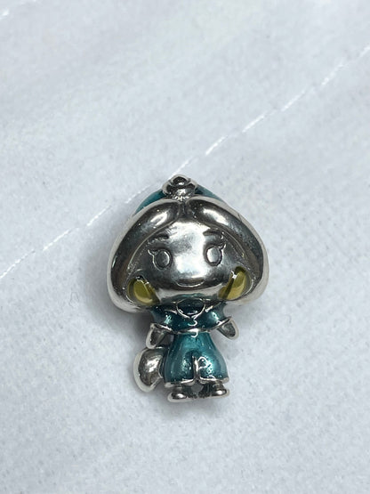 Authentic Pandora Disney Aladdin Princess Jasmine Enamel Charm S925 ALE 799507C01