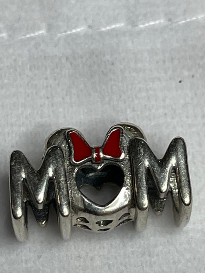 Authentic Pandora Disney Minnie Mouse Bow Mom Charm S925 ALE 799363C01