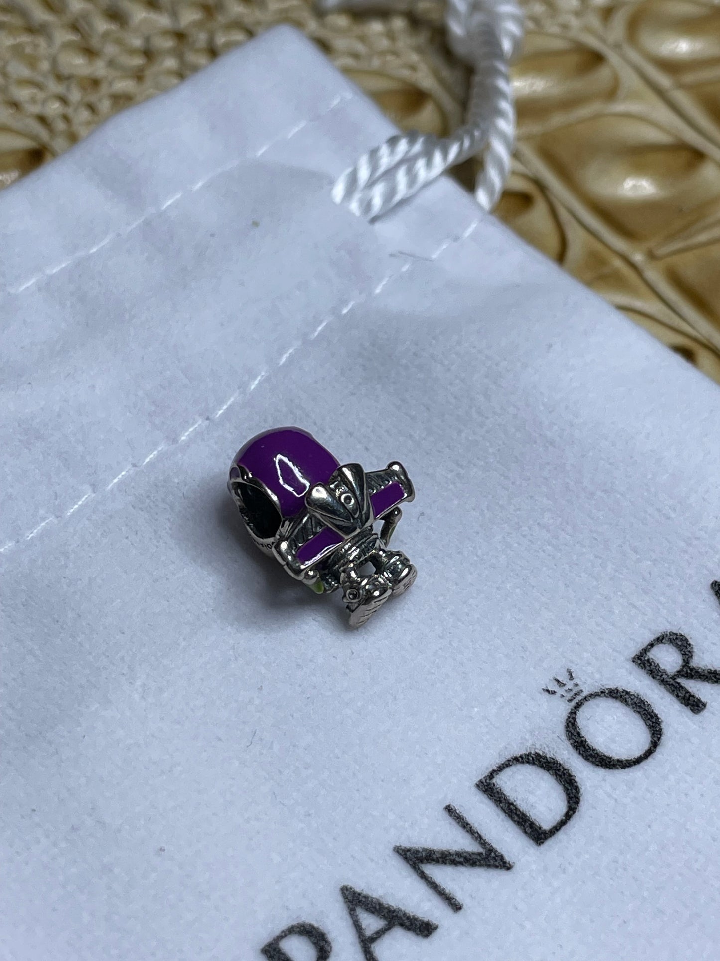 Authentic Pandora Disney Pixar Toy Story Buzz Lightyear Charm S925 ALE 792024C01