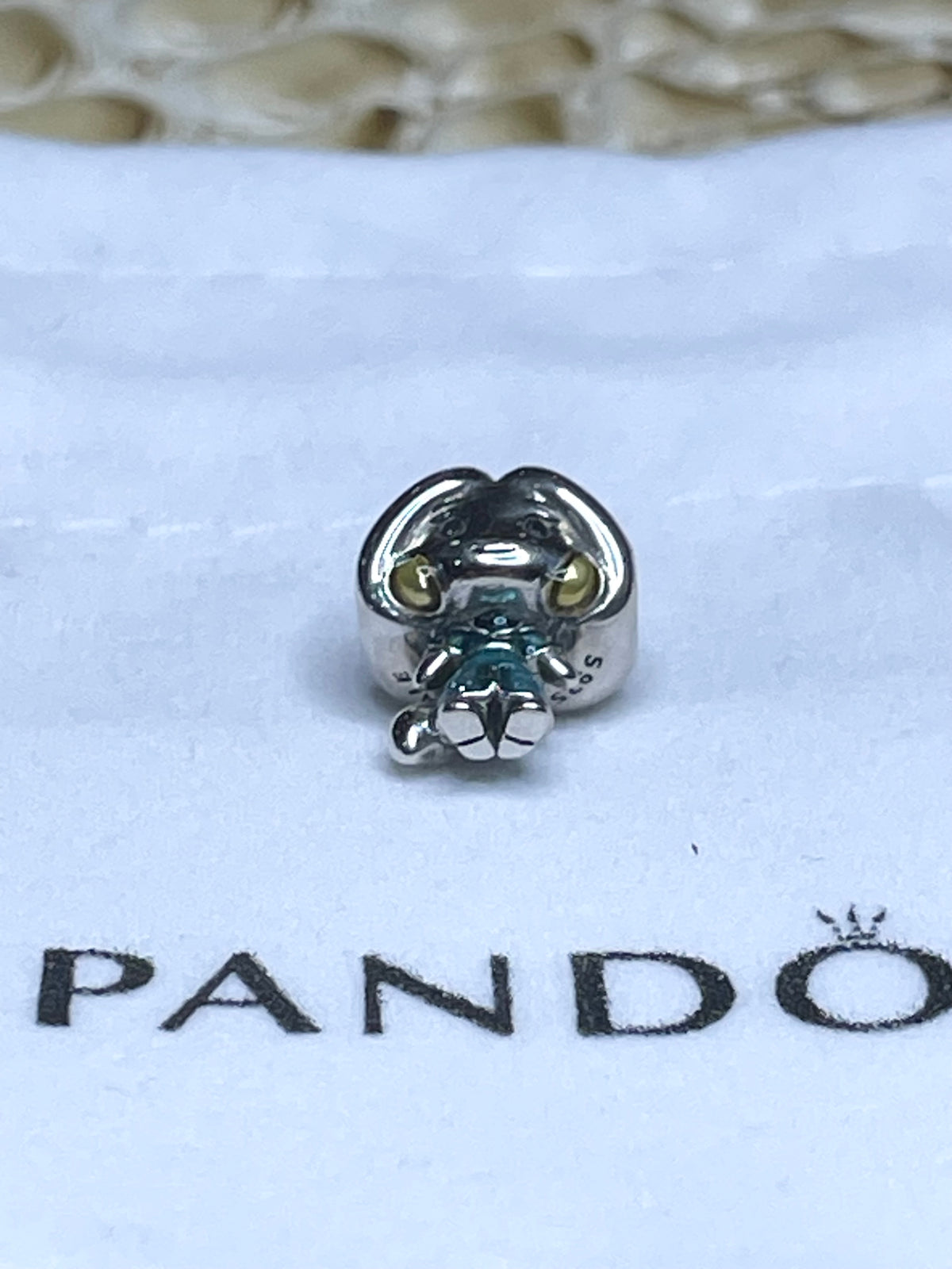Authentic Pandora Disney Aladdin Princess Jasmine Enamel Charm S925 ALE 799507C01
