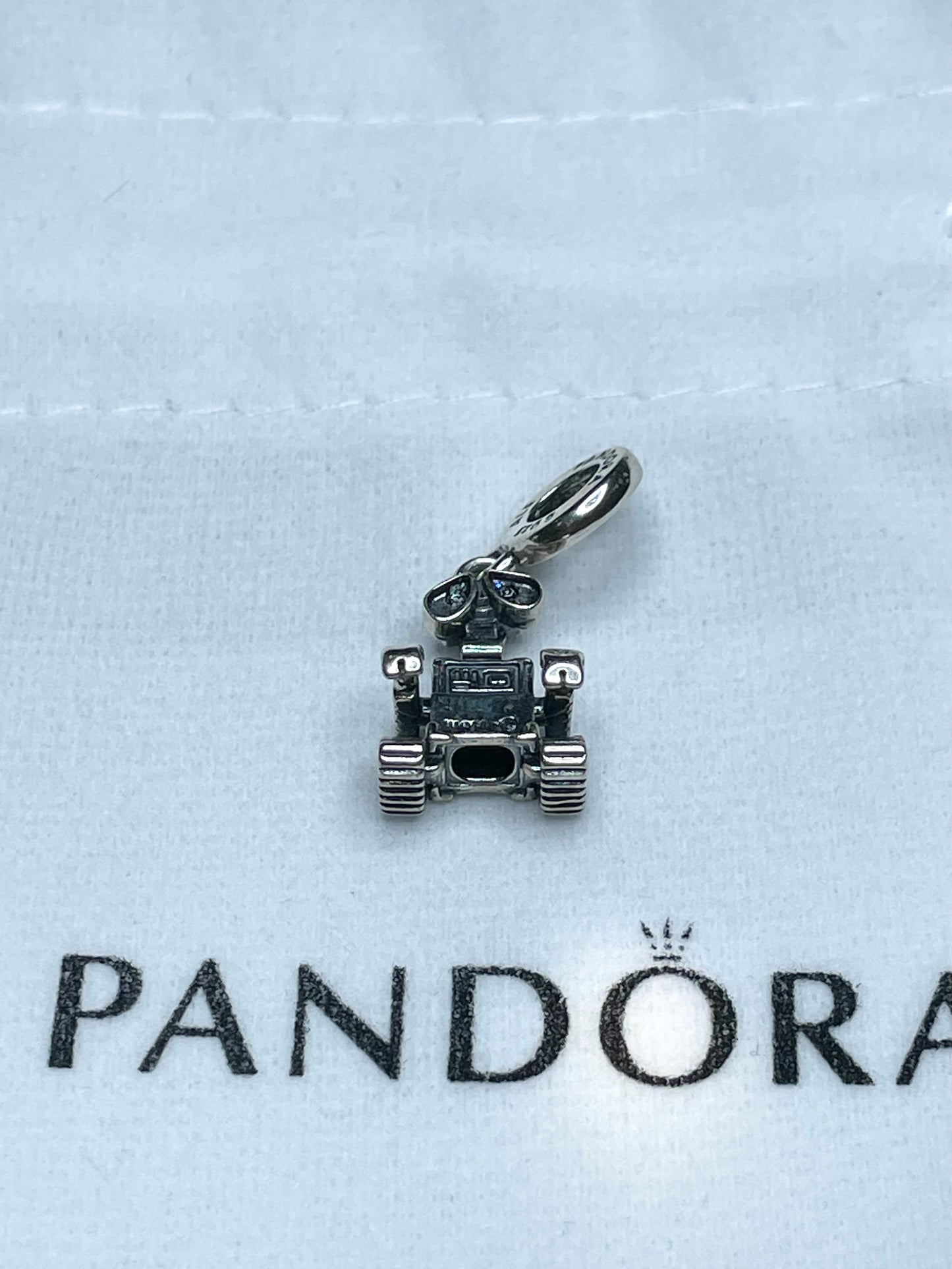 Authentic Pandora Disney Pixar WALL·E Robot Dangle Charm S925 ALE 792032C01