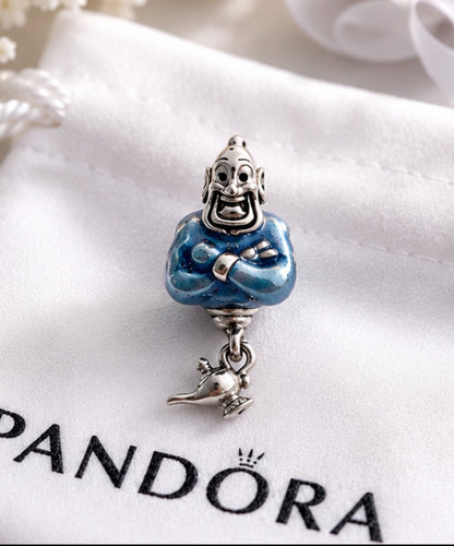 Authentic Pandora Disney Aladdin Genie & Magic Lamp Charm S925 ALE 792348C01