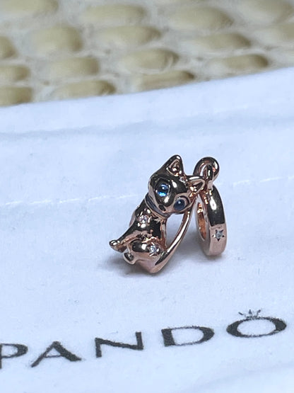 Authentic Pandora Sparkling Pet Cat Dangle Charm S925 ALE 782259C01
