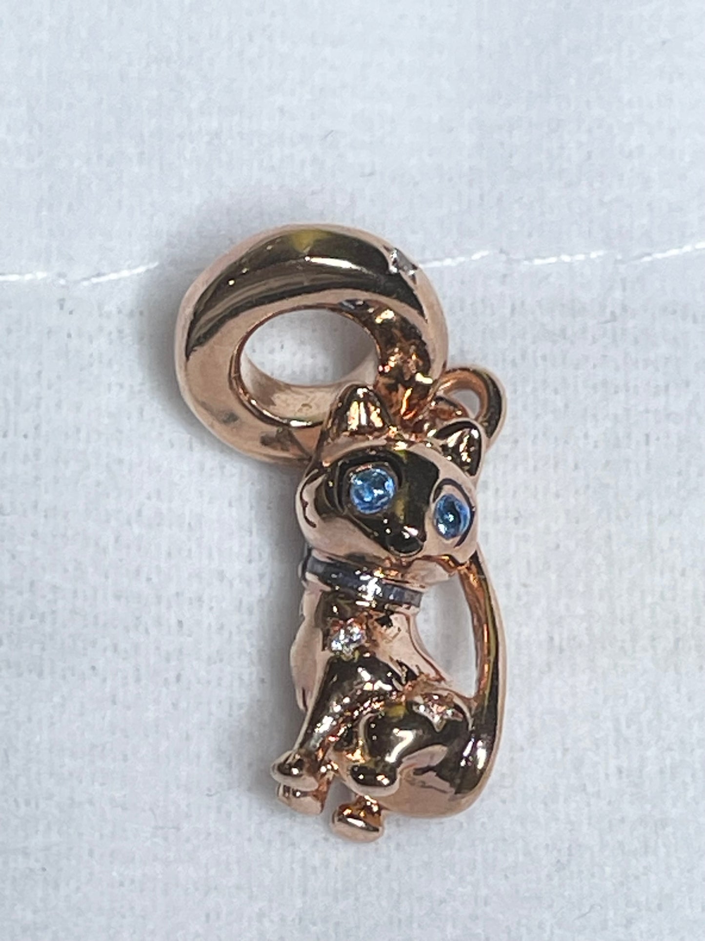 Authentic Pandora Sparkling Pet Cat Dangle Charm S925 ALE 782259C01