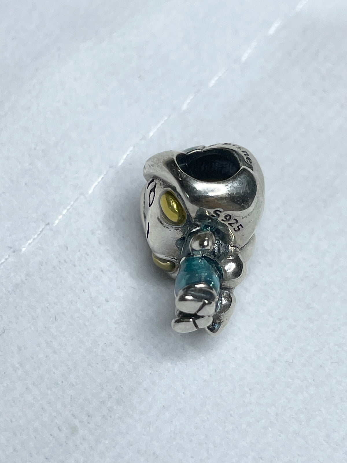 Authentic Pandora Disney Aladdin Princess Jasmine Enamel Charm S925 ALE 799507C01