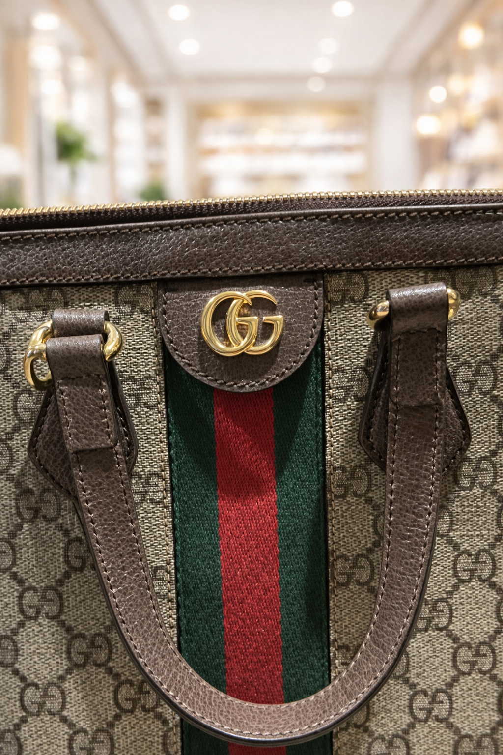 Gucci GG Supreme Ophidia Large Tote