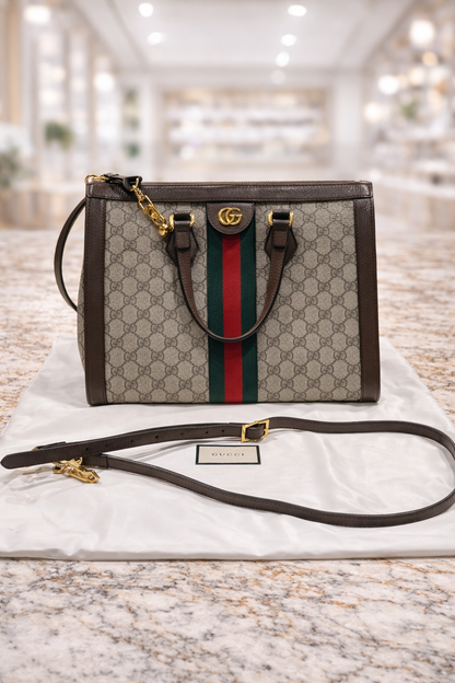 Gucci GG Supreme Ophidia Large Tote
