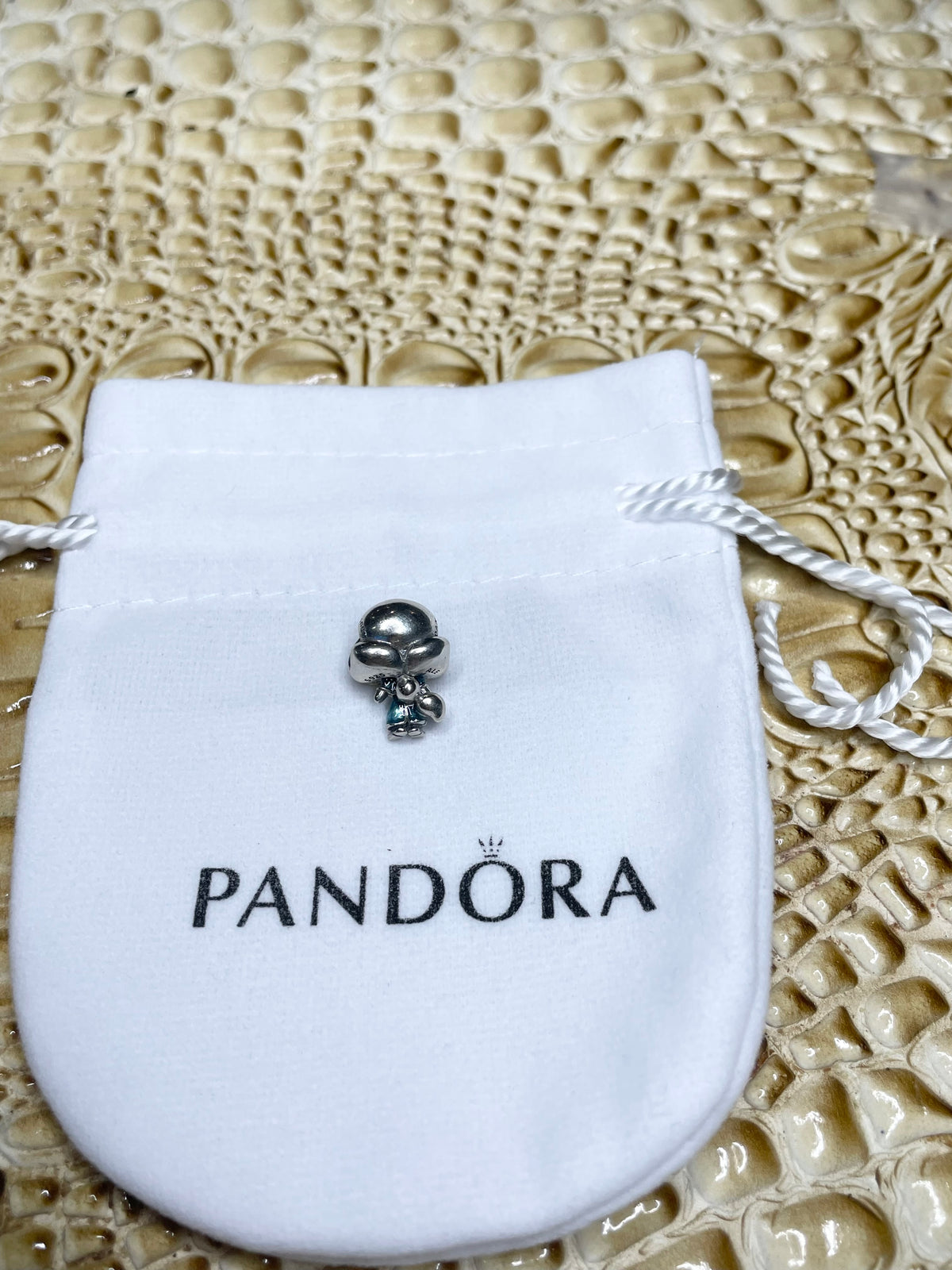 Authentic Pandora Disney Aladdin Princess Jasmine Enamel Charm S925 ALE 799507C01