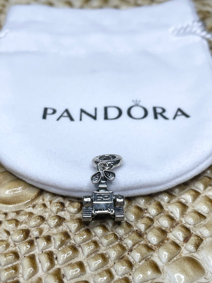 Authentic Pandora Disney Pixar WALL·E Robot Dangle Charm S925 ALE 792032C01