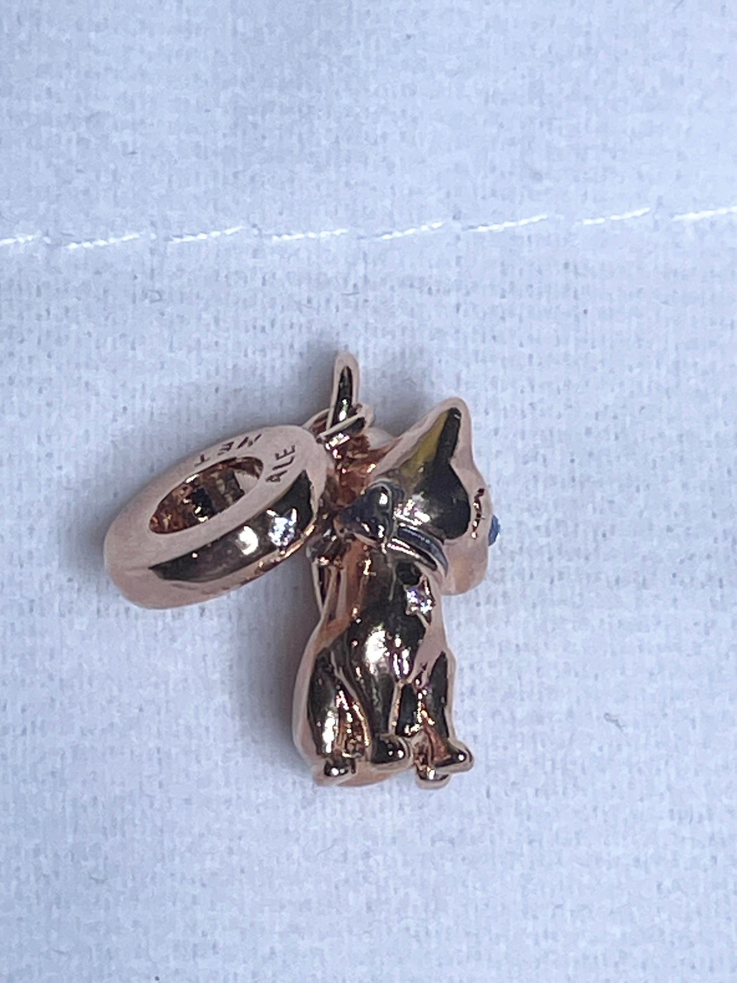 Authentic Pandora Sparkling Pet Cat Dangle Charm S925 ALE 782259C01