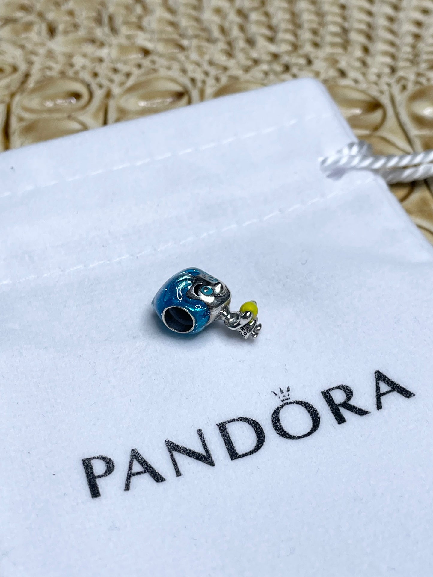 Authentic Pandora Disney Pixar Inside Out Joy Memory Orb Dangle Charm S925 ALE 792028C0