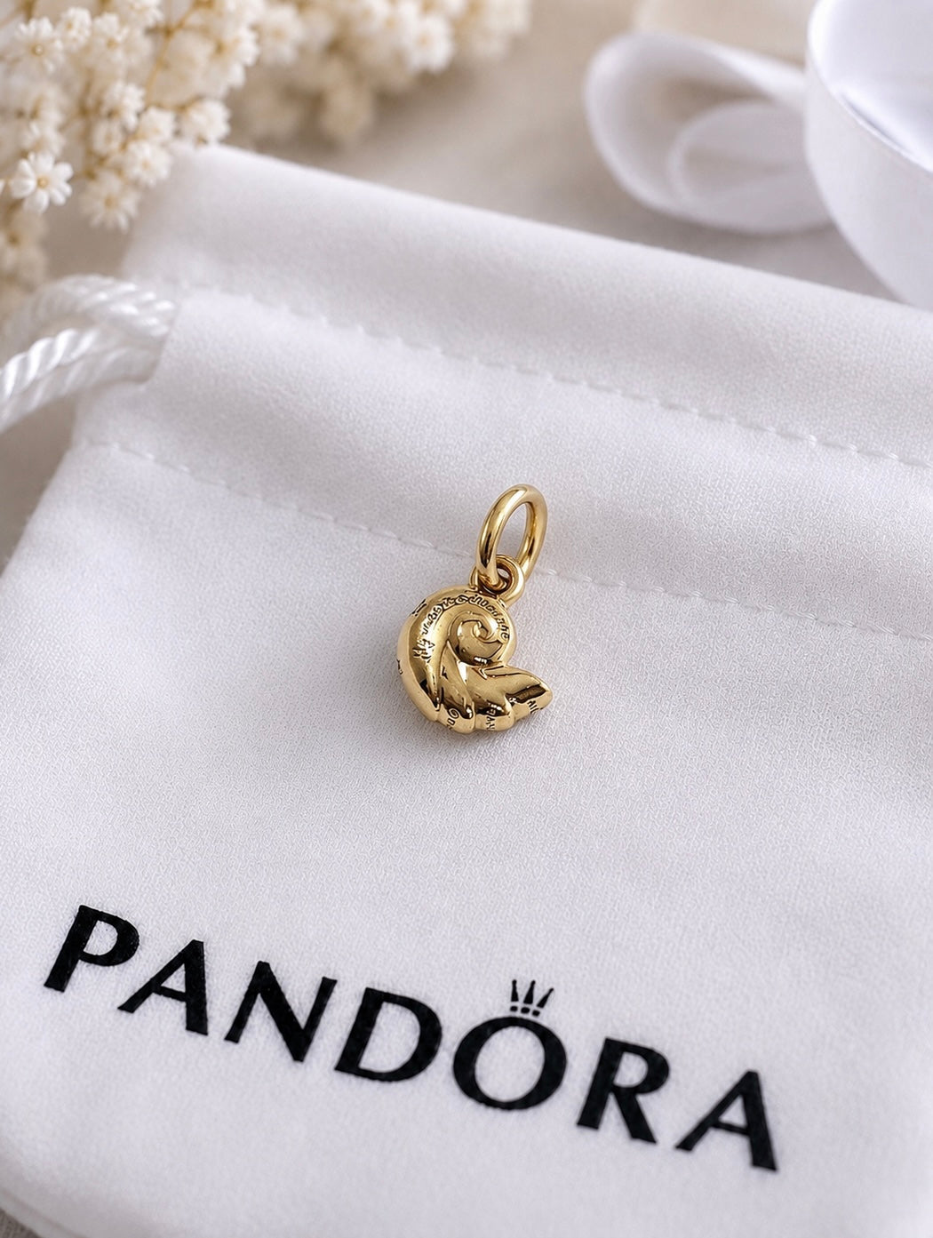 Authentic Pandora Disney The Little Mermaid Enchanted Shell Dangle Charm S925 ALE 762685C01