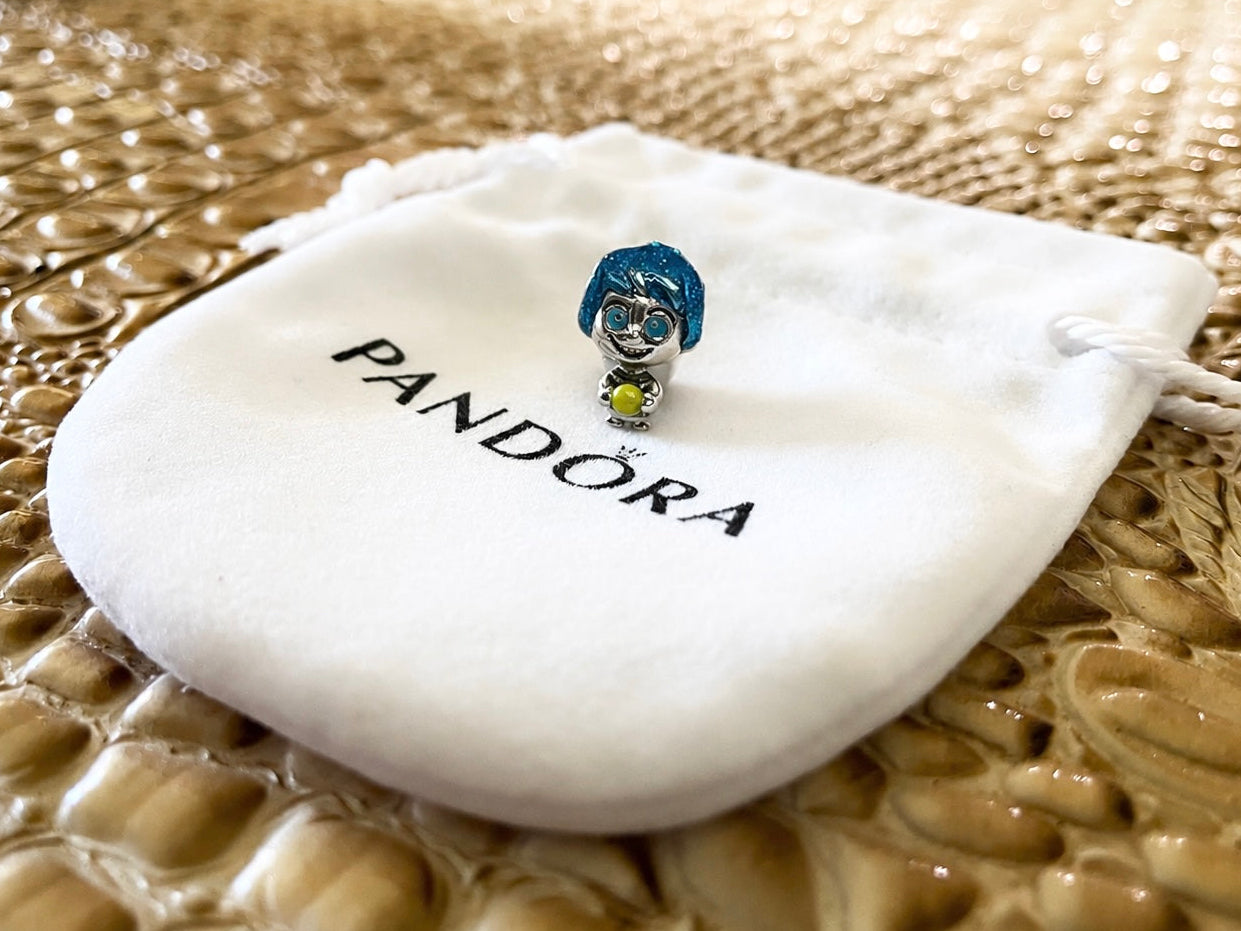 Authentic Pandora Disney Pixar Inside Out Joy Memory Orb Dangle Charm S925 ALE 792028C01