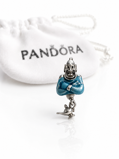 Authentic Pandora Disney Aladdin Genie & Magic Lamp Charm S925 ALE 792348C01