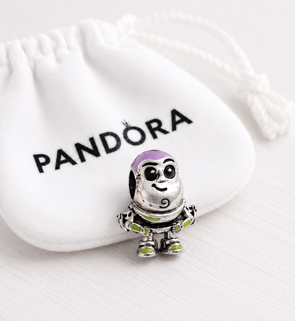 Authentic Pandora Disney Pixar Toy Story Buzz Lightyear Charm S925 ALE 792024C01
