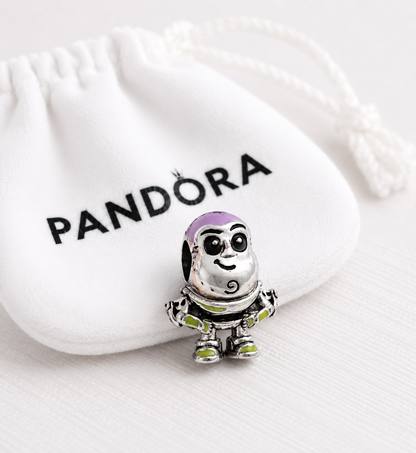 Authentic Pandora Disney Pixar Toy Story Buzz Lightyear Charm S925 ALE 792024C01