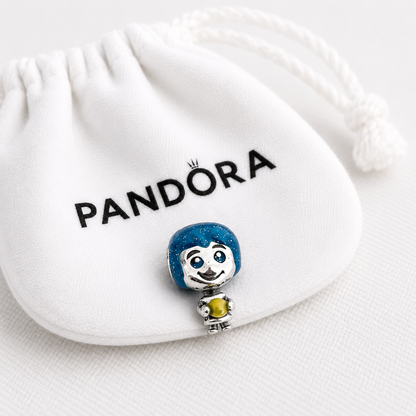 Authentic Pandora Disney Pixar Inside Out Joy Memory Orb Dangle Charm S925 ALE 792028C0