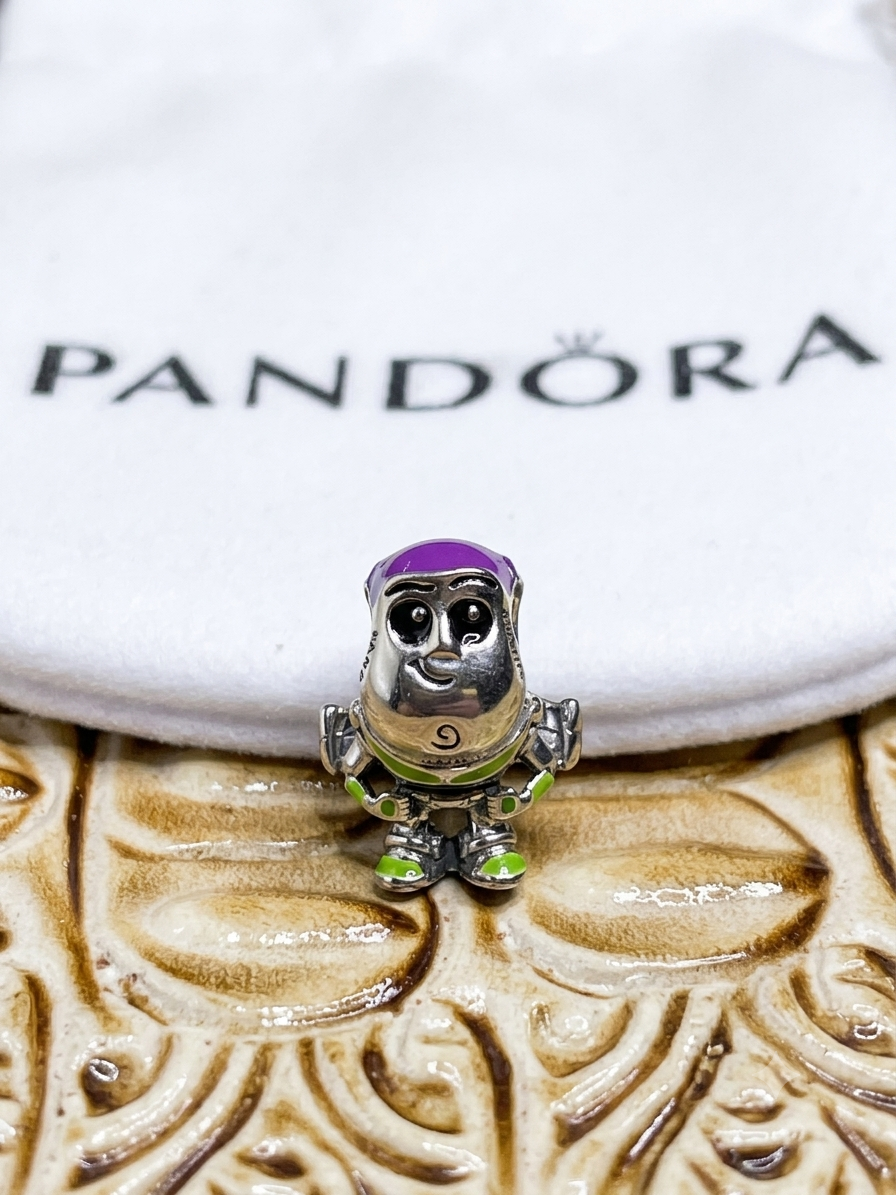Authentic Pandora Disney Pixar Toy Story Buzz Lightyear Charm S925 ALE 792024C01
