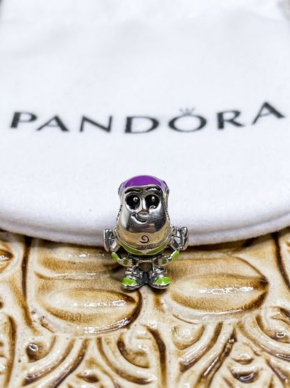 Authentic Pandora Disney Pixar Toy Story Buzz Lightyear Charm S925 ALE 792024C01
