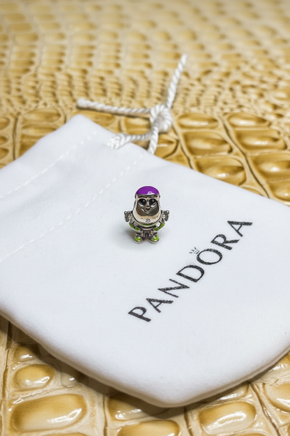 Authentic Pandora Disney Pixar Toy Story Buzz Lightyear Charm S925 ALE 792024C01