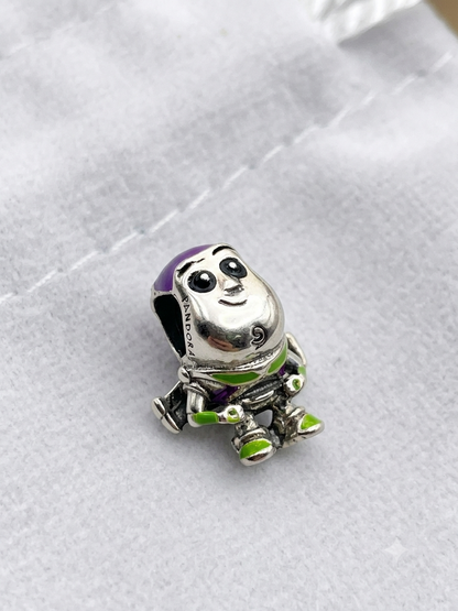 Authentic Pandora Disney Pixar Toy Story Buzz Lightyear Charm S925 ALE 792024C01