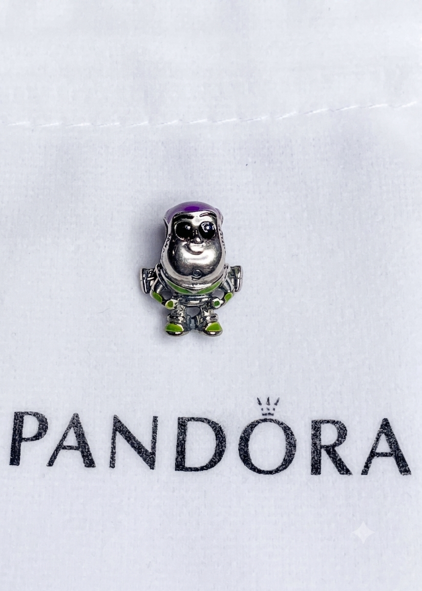 Authentic Pandora Disney Pixar Toy Story Buzz Lightyear Charm S925 ALE 792024C01