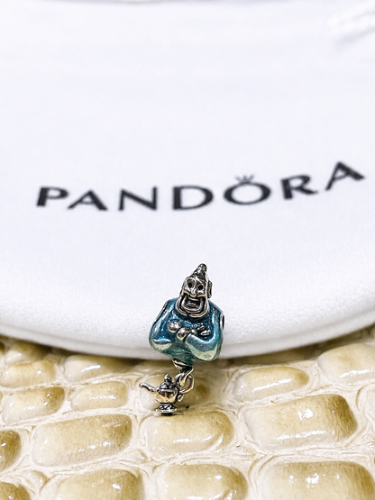 Authentic Pandora Disney Aladdin Genie & Magic Lamp Charm S925 ALE 792348C01