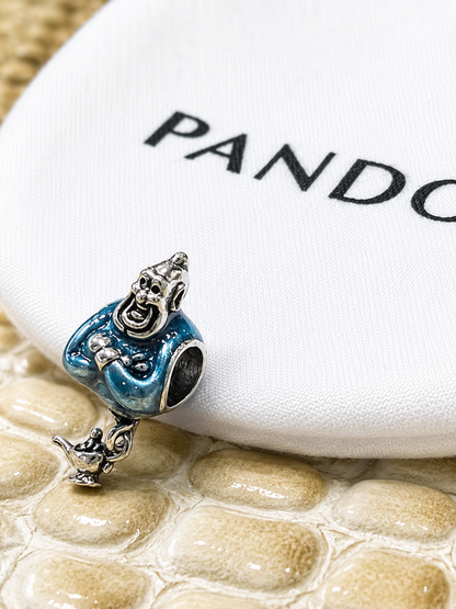 Authentic Pandora Disney Aladdin Genie & Magic Lamp Charm S925 ALE 792348C01