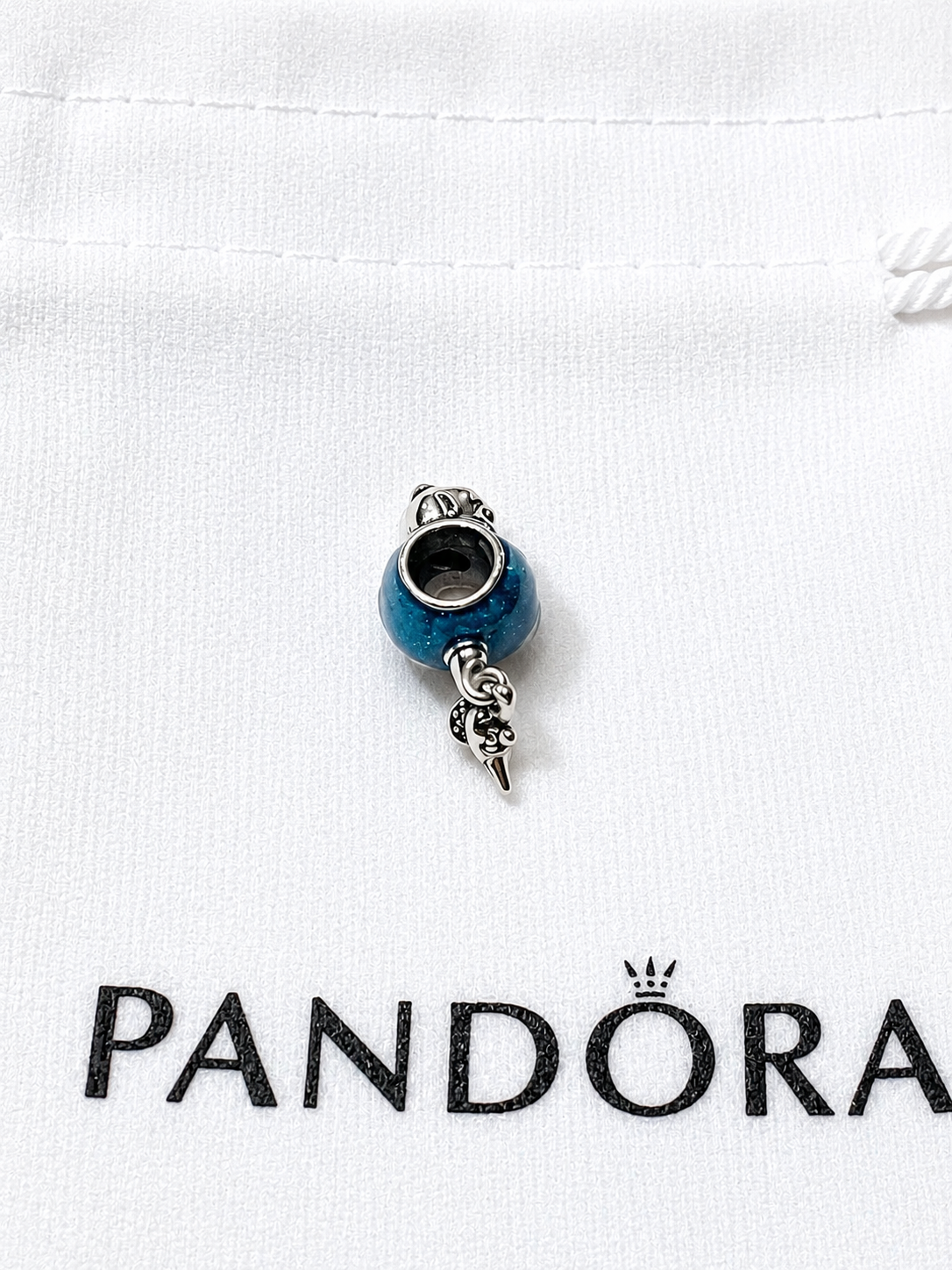 Authentic Pandora Disney Aladdin Genie & Magic Lamp Charm S925 ALE 792348C01