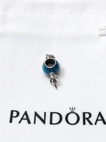 Authentic Pandora Disney Aladdin Genie & Magic Lamp Charm S925 ALE 792348C01