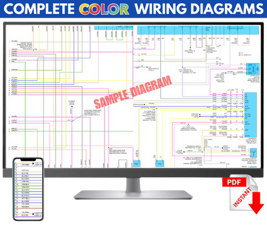 1999 Isuzu Trooper Complete electrical schematic Color Wiring Diagram PDF manual 