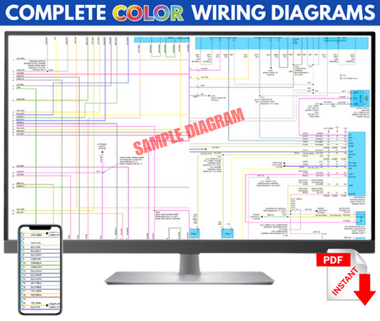 1998 Isuzu Trooper Complete electrical schematic Color Wiring Diagram PDF manual 
