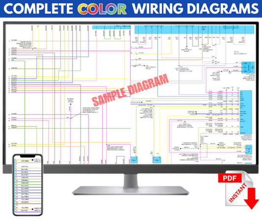 1994 Eagle Summit Complete Electrical schematic Color Wiring Diagram PDF manual