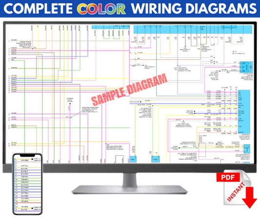 1994 Eagle Talon Complete Electrical schematic Color Wiring Diagram PDF manual