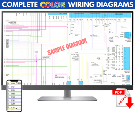 1996 Isuzu Trooper Complete electrical schematic Color Wiring Diagram PDF manual 
