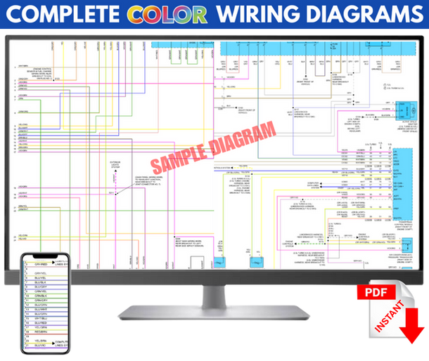2001 Daewoo Nubira Complete electrical schematic Color Wiring Diagram PDF Manual