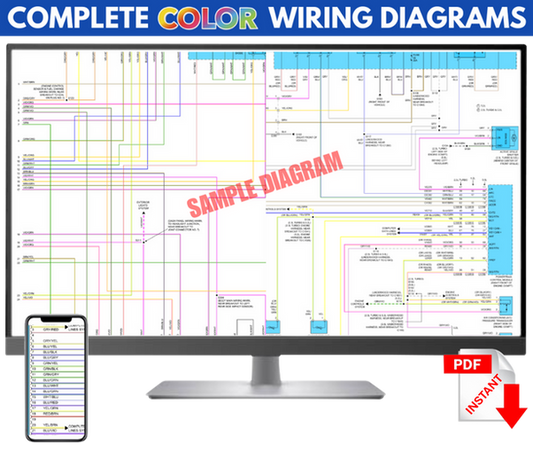 1996 Eagle Summit Complete Electrical schematic Color Wiring Diagram PDF manual