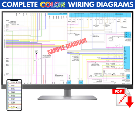 1999 Isuzu Oasis Complete electrical schematic Color Wiring Diagram PDF manual 