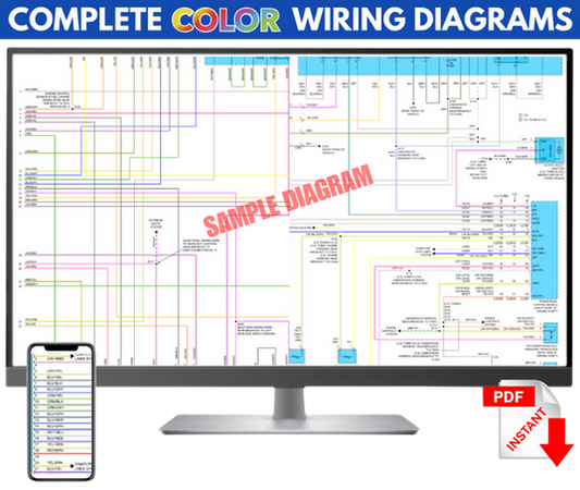 1997 Isuzu Trooper Complete electrical schematic Color Wiring Diagram PDF manual 
