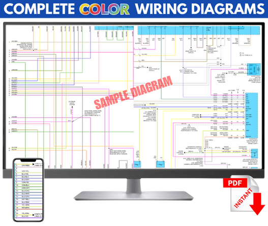 1998 Isuzu Rodeo Complete electrical schematic Color Wiring Diagram PDF manual 