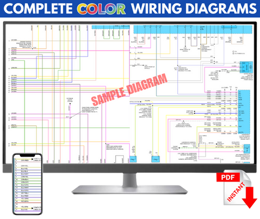 1994 Isuzu Pickup S Complete electrical schematic Color Wiring Diagram PDF manual 