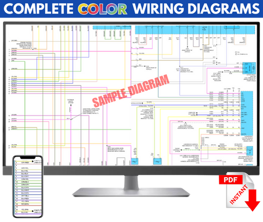2000 Isuzu Rodeo Complete electrical schematic Color Wiring Diagram PDF manual 
