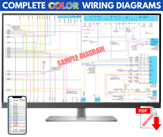 2005 Hummer H2 Complete electrical schematic Color Wiring Diagram PDF manual