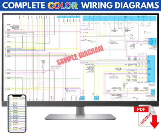2000 Isuzu Trooper Complete electrical schematic Color Wiring Diagram PDF manual 